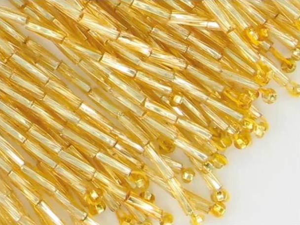 Bugle Bead Droppers Stock Clearance – Premium Glass Preciosa Bead Droppers for Dance Costumes