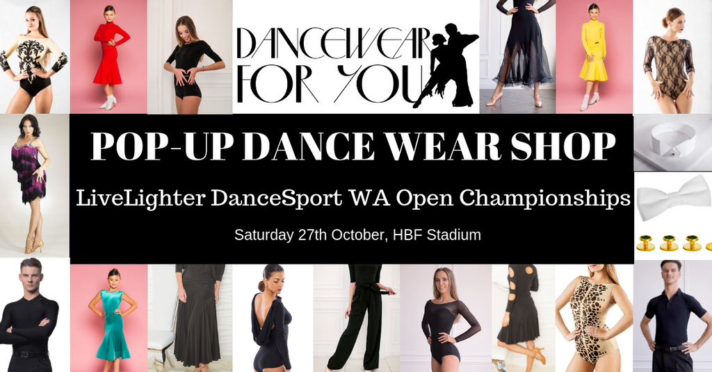 Dancewear ON SALE at the LiveLighter DanceSport WA Open Championships