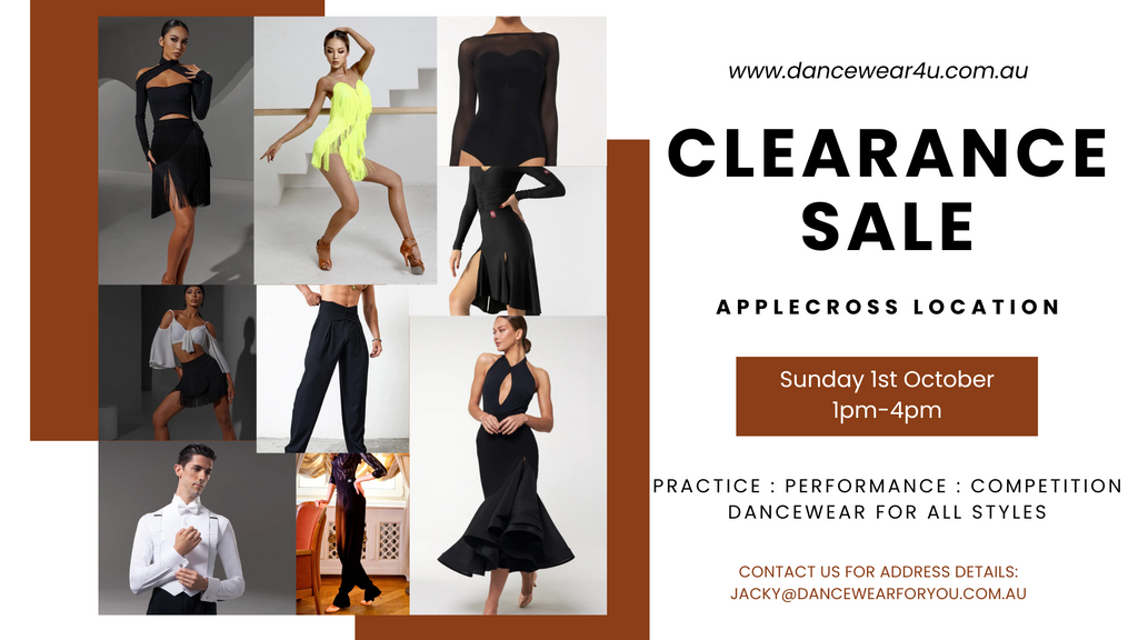 STOCK CLEARANCE DANCEWEAR SALE IN PERTH