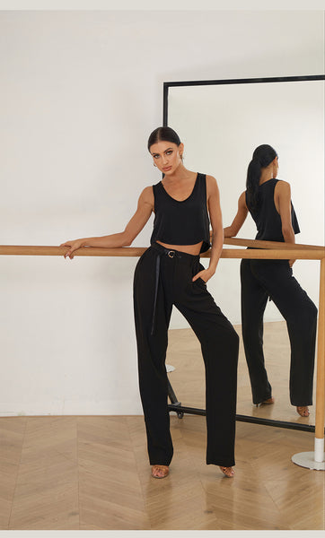 ZYM Unisex "Sojourn" Dance Trousers #20814 for Dance Practice, Teaching, Social Dance & Shows