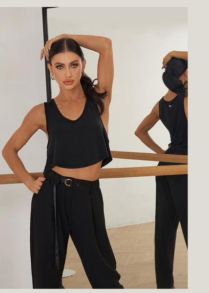 ZYM Unisex "Sojourn" Dance Trousers #20814 for Dance Practice, Teaching, Social Dance & Shows