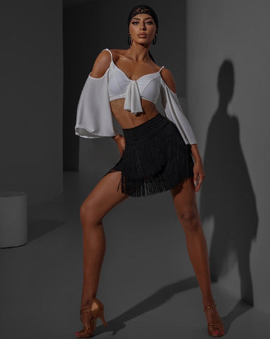 Free Australia-wide Shipping. ;Best Price Worldwide.   ZYM Lush Fringe Skirt #2137 Various Colours for Latin, Salsa, Samba Dance Practice, Performance & DanceSport Competition | Shirt Fringe Skirt