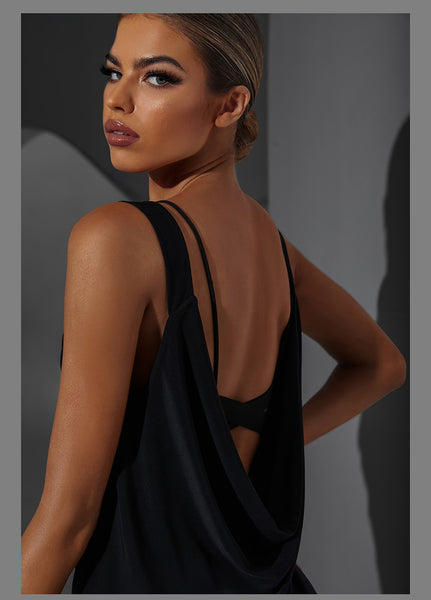 ZYM Tina Dress in Black 2335 (no flower)