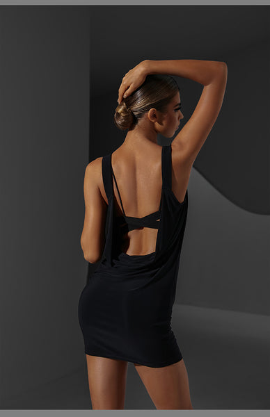 ZYM Tina Dress in Black 2335 (no flower)