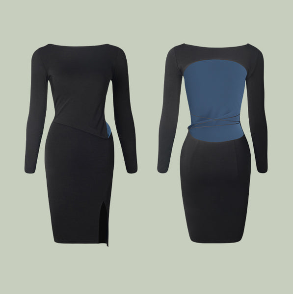 Free Australia-wide Shipping - safe & secure with tracking.  Personal Service.  Complete Zym Dance Style Range Available.  Best Price Guaranteed.  This piece features a daring open back and a single side cutout that accentuates your body shape. The amazing hollow design adds an extra touch of allure, while the body-hugging fit enhances your outline. Made with high-quality materials, this dress ensures both comfort and durability.