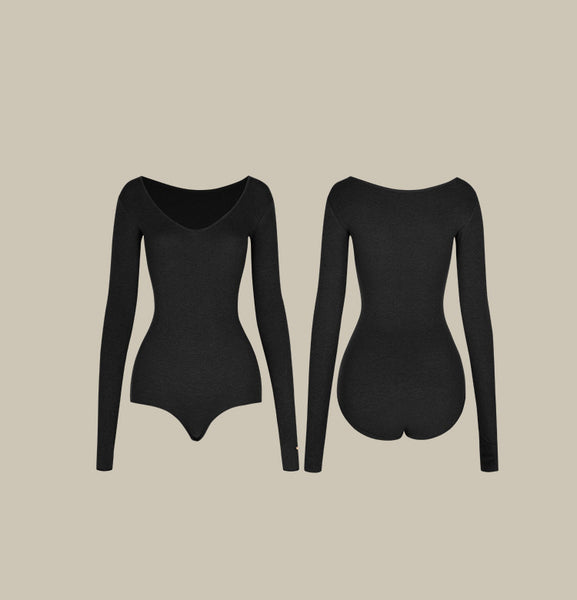 Free Australia-wide Shipping - best price worldwide.  
Best Seller!  OOTD Bodysuit is perfect for any OOTD moment! It cinches the waist to enhance your shape, while the U-neckline delicately highlights your collarbones for a naturally slimming effect. Made with soft, breathable cashmere fabric, it’s comfy for all-day wear. Whether for dance practice or everyday wear, this piece really does it all!