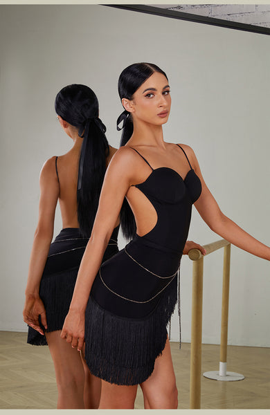 ZYM Flowing Fringe Skirt 2412 in 2 Colours