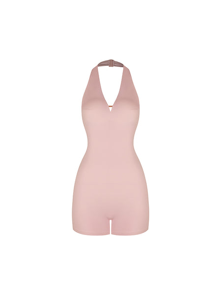 Free Australia-wide Shipping - best price worldwide.  
Latin DNA Bodysuit masters both movement and moments. Its deep V-neck design highlights your shoulders in a subtle, sophisticated way, while the elastic band at the bust offers gentle support and a flattering shape. The sleeveless halter neck adds a cool, relaxed vibe, making it perfect for every occasion. The perfect leotard for all dance styles - Latin, Ballet, Jazz, Modern dance practice, performance and shows.