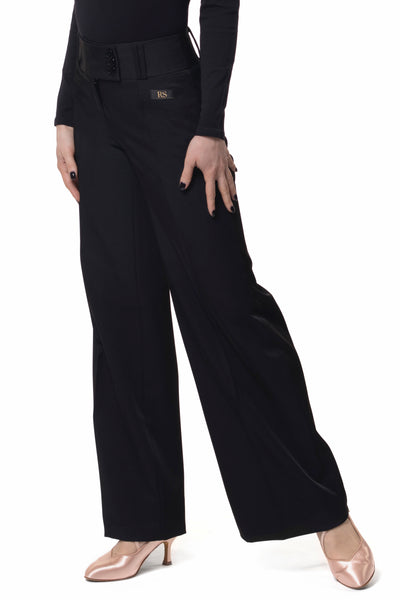RS Atelier Daria Classic Ladies Dance Practice Trousers in Black | Ladies Fashion Trousers for Dance Practice, Teaching, Social Dancing & Day Wear