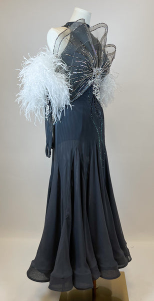 EM Couture - Silent Storm Ballroom Dress (Sponsored Dress For Sale)