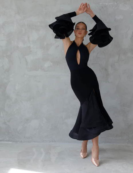 SALE Ballroom Skirt "Lilian" by Danza for Ballroom Dance Practice, Performance, Dance Medals & DanceSport Competition