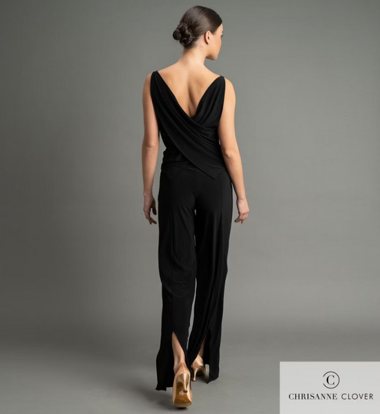 FREE AUSTRALIA-WIDE SHIPPING.  Best price worldwide with tracking.  This flattering sleeveless top is perfect for 10 dance with its sleek fitted front in contrast to its stunning crossover back. Looks great teamed with the Raya Trouser, Freya Latin Skirt and Luna Ballroom Skirt