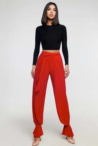 Trousers "Mason" by Danza in Red