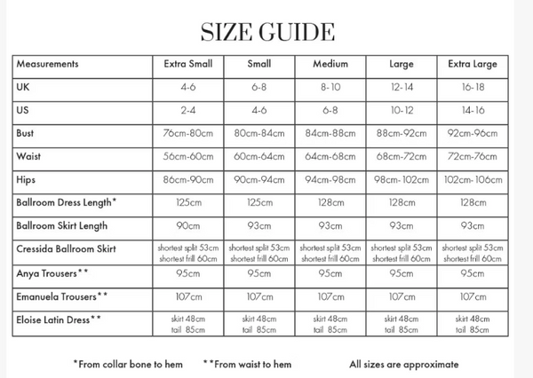 Freya Latin Skirt 25 - Latin Dance Practice, Performance & Competition