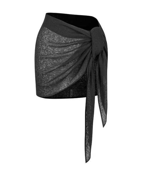 ZYM Lilies Two Piece Shirt & Skirt in Black or White 24064 | Casual Wear, Dance Practice, Day Wear Clothing