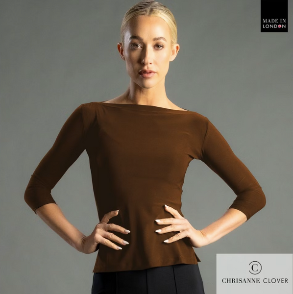 Chrisanne Clover Eternity Top 25 Fuchsia Pink - for Ballroom, Latin, Evening Wear