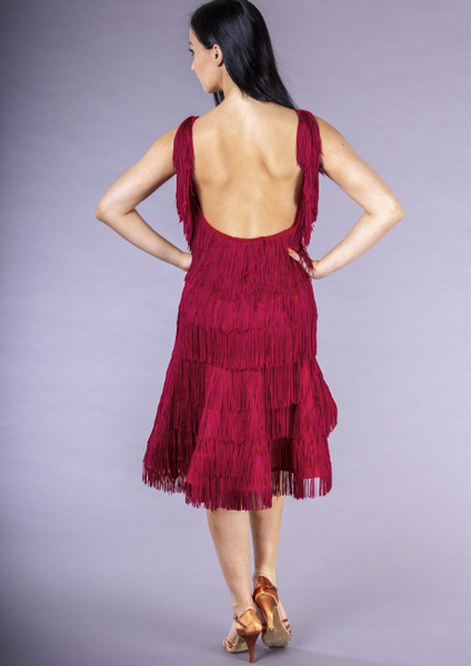 DSI-London Yuliya Fringe Latin Dress Made To Order
