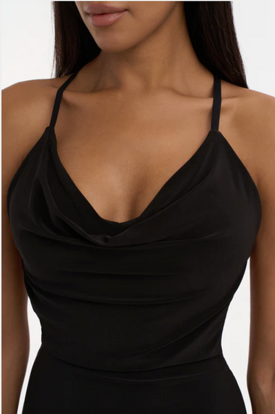 Dress "Phibi" | Little Black Dress for Latin & Salsa Dance Practice, Performance & DanceSport Competition | Party Dress | Cocktail Dress