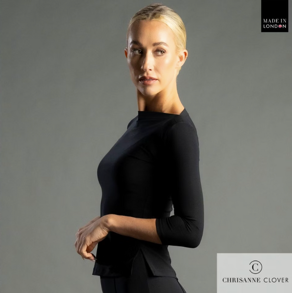 Chrisanne Clover ladies top. Ballroom dance top for women. Latin dancewear elegant top. Tango dance top for ladies. High-quality stretch dance top. Fitted ballroom dance top. Elegant dance top for performance. Chrisanne Clover ballroom dancewear. Stylish Latin dance top for women. Tango and evening wear top. Ballroom competition dance top. Ladies fitted dancewear top. Chrisanne Clover elegant stretch top. Ballroom and Latin dance top