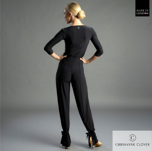 FREE AUSTRALIA-WIDE SHIPPING.  Best price worldwide with tracking.
The Emanuela trousers represent an enhanced iteration of our Raya trousers, showcasing a distinctive tie feature at the ankle that can be styled either with or without, depending on personal preference. These trousers are designed to flatter the figure, boasting flared legs adorned with a pintuck seam that runs along the centre front and back, providing an elegant touch. The centre back splits, extending just below the calf, enhances