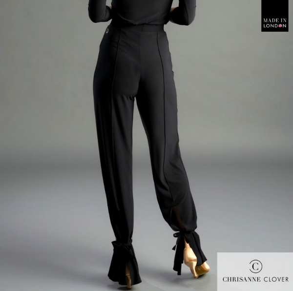 FREE AUSTRALIA-WIDE SHIPPING.  Best price worldwide with tracking.
The Emanuela trousers represent an enhanced iteration of our Raya trousers, showcasing a distinctive tie feature at the ankle that can be styled either with or without, depending on personal preference. These trousers are designed to flatter the figure, boasting flared legs adorned with a pintuck seam that runs along the centre front and back, providing an elegant touch. The centre back splits, extending just below the calf, enhances