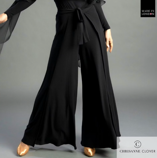 FREE AUSTRALIA-WIDE SHIPPING.; Best price worldwide with tracking.
The Anya palazzo trousers exude both elegance and sophistication, resembling a ballroom skirt while featuring side splits on both legs that enhance your leg line. The long tie waistband offers versatility, allowing you to secure it at the back, front, or side according to your preference.