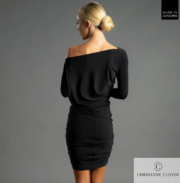 FREE AUSTRALIA-WIDE SHIPPING.  Best price worldwide with tracking.
The Arabella ruched Latin skirt stands out as the most adaptable item in our collection. Crafted from stretch crepe, this skirt features ruching along the side seams, allowing for various styling options. You can achieve multiple silhouettes, ranging from a mini skirt to a diagonal cut, or even a full-length design, with the ruching positioned either along the side seams or at the centre front and back. The styling possibilities are l