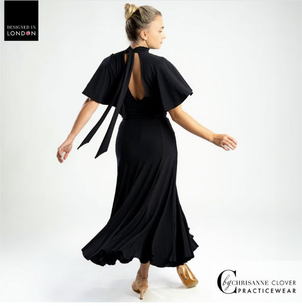 FREE AUSTRALIA-WIDE SHIPPING.  Best price worldwide with tracking.
This dynamic Ballroom skirt has all the moves with its full skirt and short godets it moves with ease across the floor in movement. Looks beautiful combined with the Bellatrix dance top and the Galaxy dance top. Made from Chrisanne Clover Luxury Crepe.
If you're passionate about Ballroom dancing, this skirt is an essential addition to your wardrobe. Embrace your inner dancer and let this beautiful skirt elevate your style!