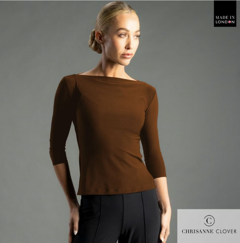Chrisanne Clover Eternity Top 25 Caramel - for Ballroom, Latin, Evening Wear