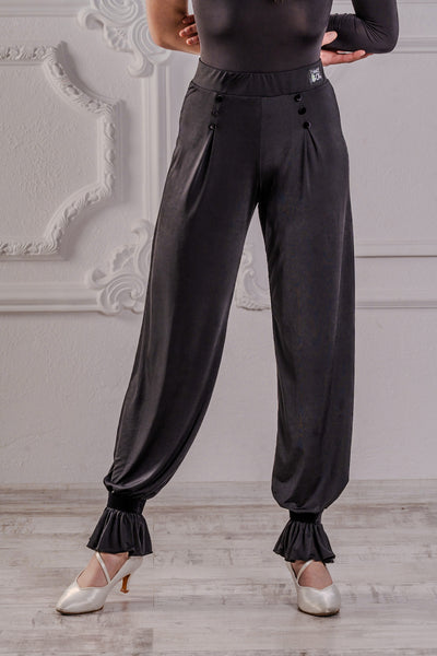 Dancebox Zulu Pant in Black | Stretch Ladies Dance Trousers for Dance Practice, Performance, Evening Wear & Social Dancing