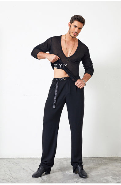 ZYM Unisex "Sojourn" Dance Trousers #20814 for Dance Practice, Teaching, Social Dance & Shows