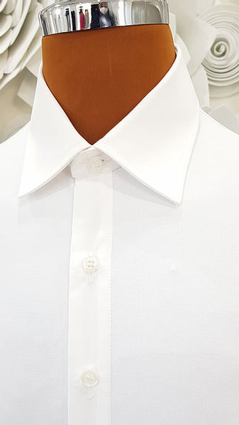 Free Aust-wide shipping.  Best price worldwide with tracking.  Made in Italy this stylish, stretch body shirt comes with built-in pants.  Avail in white or black.   Available in collar sizes 35cm to 45cm.  Made using exclusive B-stretch fabric - Breathable, quick drying fabric.