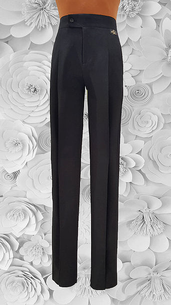 Free Aust-wide shipping.  Best price worldwide with tracking.  Made in Italy with amazing quality B-Stretch fabric for unique comfort, with pockets and pleats.  Perfectly tailored by Italy's specialist mens dancewear tailor, Alfa Fashion, for practice, performance and DanceSport Competition.  Avail in black