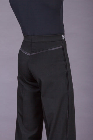 DSI-London Plain Trousers with Satin Stripe & Satin Yoke 4003