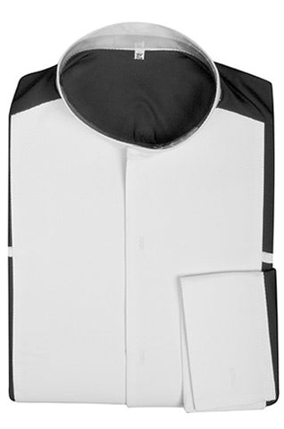 DSI-London Stretch Ballroom Shirt 4091 | Mens Stretch Body Shirt for DanceSport Competition | Mens Ballroom Performance Shirt for Tailsuit | Mens Stretch Bodysuit Shirt for Tuxedo & Formal Wear