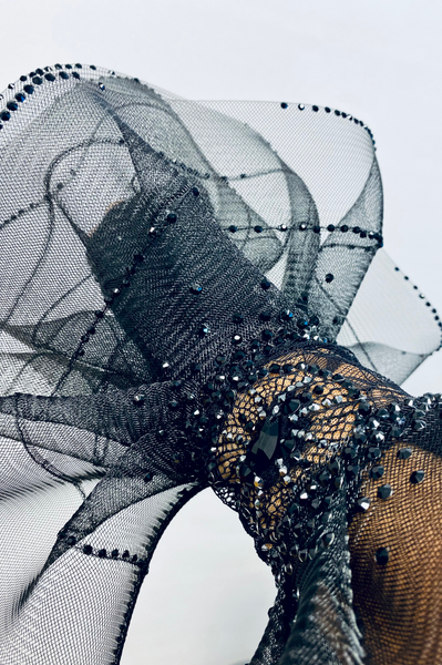SALE EM Couture - Black Swan Ballroom Dress