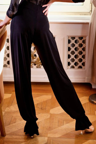 Dancebox Zulu Pant in Black | Stretch Ladies Dance Trousers for Dance Practice, Performance, Evening Wear & Social Dancing
