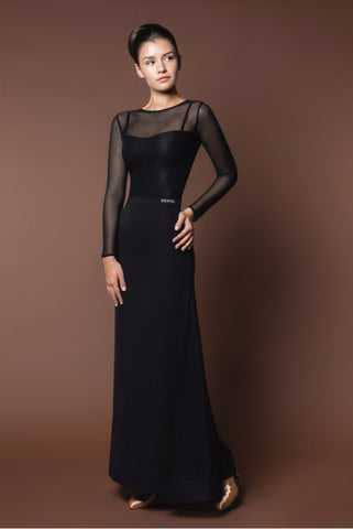 A beautiful Ballroom Dance Dress for practice, performance & DanceSport.