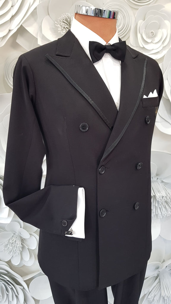 Free Australian Shipping.  Best price guaranteed worldwide.  This impeccably designed, Italian made suit is perfect for all special occasions as a dinner suit or of course a Junior DanceSport Suit or Show Suit for performance.  This suit is couture made to measure and customizable to your needs.  Just send an email now for measurement instructions and let me know any special changes you would like to make to your suit.