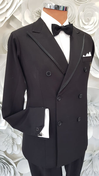 Free Australian Shipping.  Best price guaranteed worldwide.  This impeccably designed, Italian made suit is perfect for all special occasions as a dinner suit or of course a Junior DanceSport Suit or Show Suit for performance.  This suit is couture made to measure and customizable to your needs.  Just send an email now for measurement instructions and let me know any special changes you would like to make to your suit.