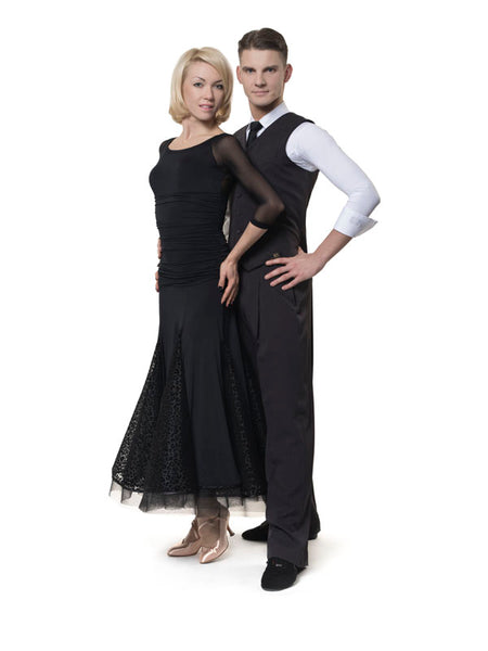 RS Atelier Walter Dance Waistcoat, Black or Pin Stripe