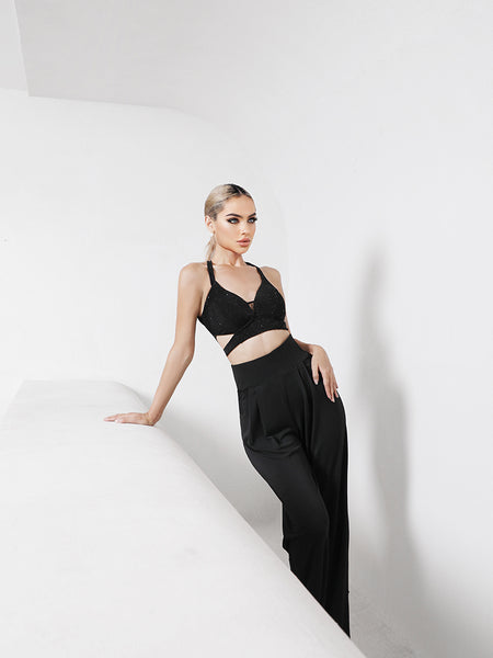 SALE ZYM Energy Pants 2138 in Black - Best Selling Trousers For Dance Practice, Social Dancing, Day Wear with Worldwide Delivery
