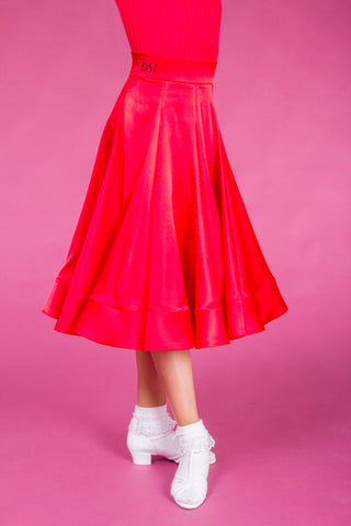 DSI Juvenile Girls Premium Made to Order Girls Georgia Ballroom or Latin Skirt 1080 from dancewear for you australia