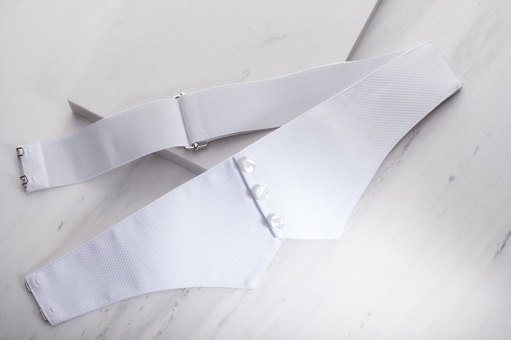 Chrisanne Clover Cummerbund | Luxury Marcella Cummerbund with Self Adjusting Back for Ballroom Dance & Formal Events