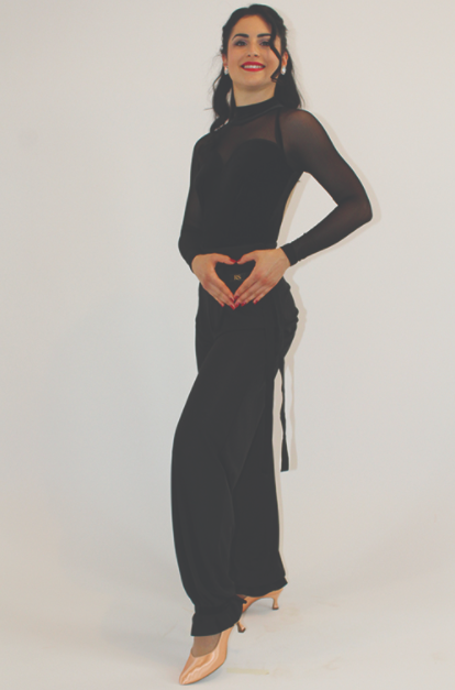 RS Atelier Silvia Trousers | Ladies Fashion Pants with Velvet Details