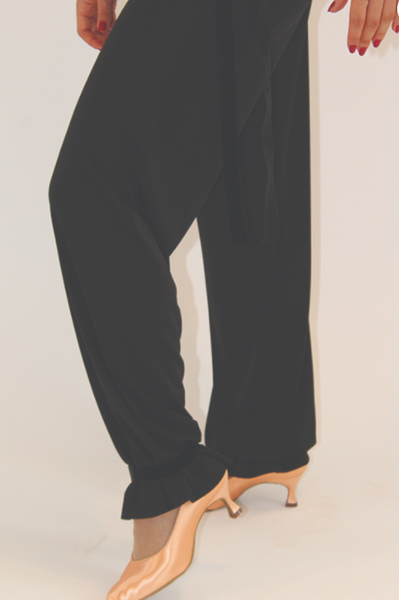 RS Atelier Silvia Trousers | Ladies Fashion Pants with Velvet Details