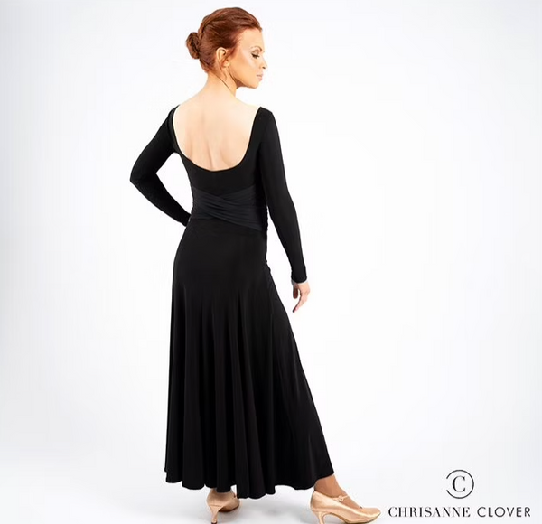 FREE AUSTRALIA-WIDE SHIPPING.  Best price worldwide with tracking.  A Crossover rushed detail accentuates the waist in this elegant, flattering ballroom dress. Available in black and forest green