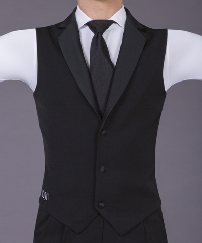 mens black waistcoat from dancewear for you australia free shipping