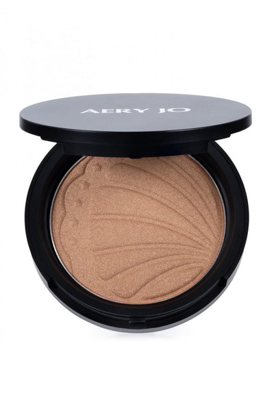 aery jo tanning make up australia.Add an illuminating touch to your face or body with this shimmer powder to enhance the natural glow of the skin. Easy application and adherence to the skin ensures a long lasting pearl shine effect. Available in 2 colours: #1 White is highlighter and #2 Bronze is shading.