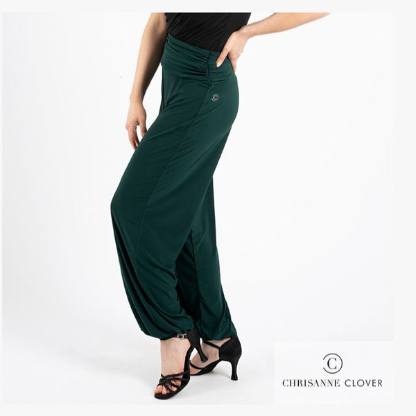 FREE AUSTRALIA-WIDE SHIPPING.  Best price worldwide.  The flattering ruched waist detail and cuffed hem create a modern addition to our trousers range. Available in black and forest green